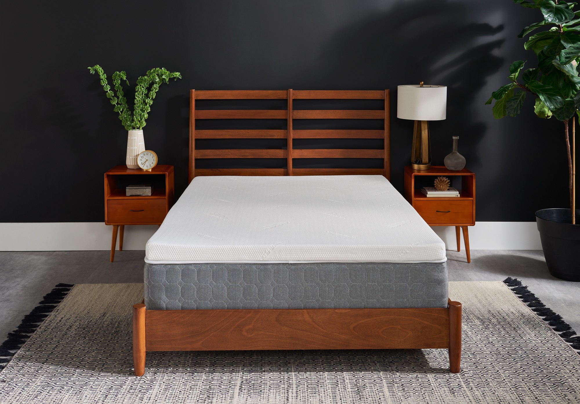 The TEMPUR-Topper Supreme in a styled room