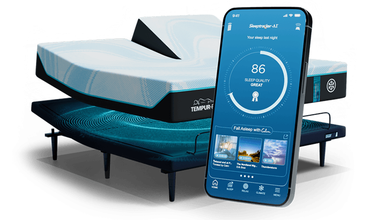 TEMPUR-LuxeBreeze® Split Head King | Tempur-Pedic