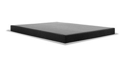 A charcoal-colored Tempur-Flat Foundation with 5-inch profile