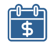 Paid vacation benefit icon