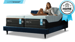 LuxeBreeze Mattress with Popular Mechanics 2021 Home Awards Winner badge