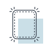 Icon representing ultimate fit technology in sheets