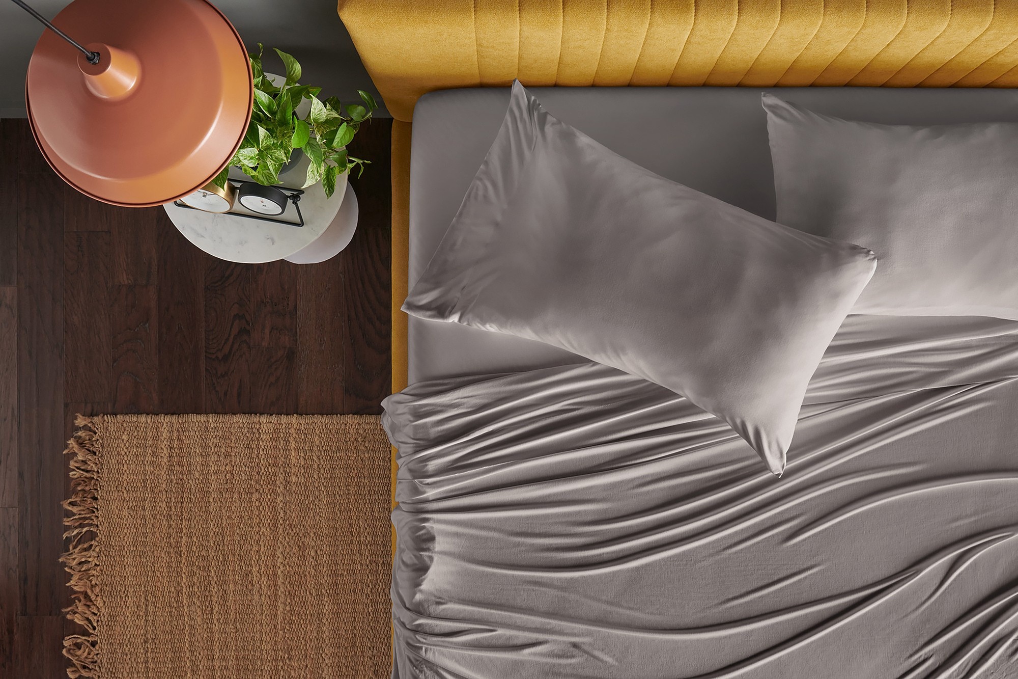 Bamboo Sheet on styled mattress