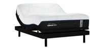 A Tempur-LuxeAdapt Soft Queen mattress on a Tempur-Ergo Extend Adjustable Power Base