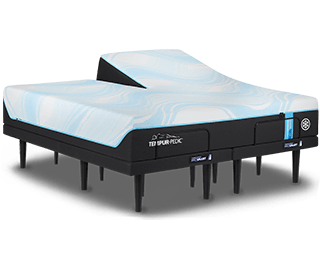 TEMPUR-LuxeBreeze® Split Head King with Ergo® ProSmart® Base