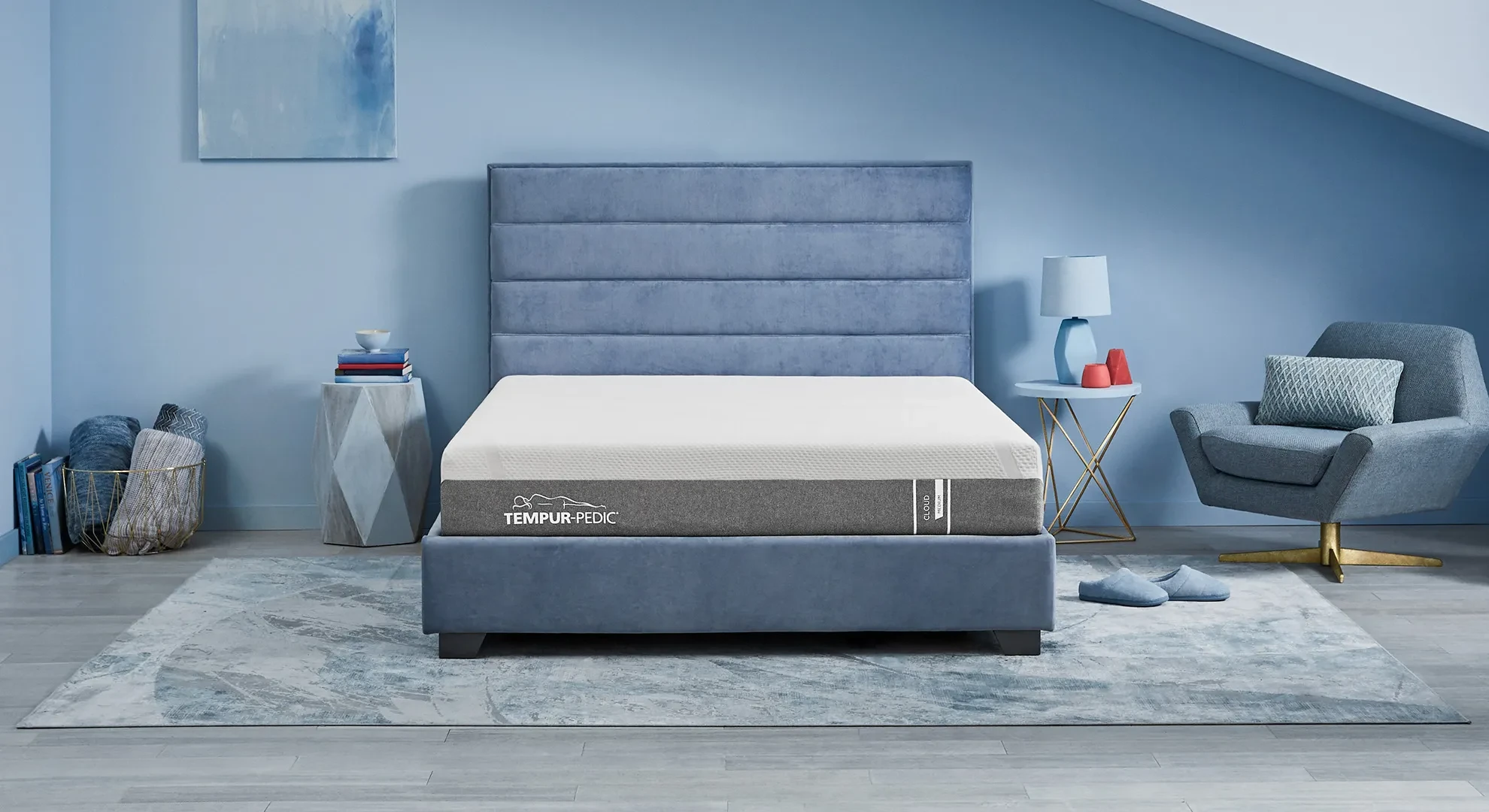 TEMPUR デラックス シングルスリーピングマット グレー Tempur-Pedic