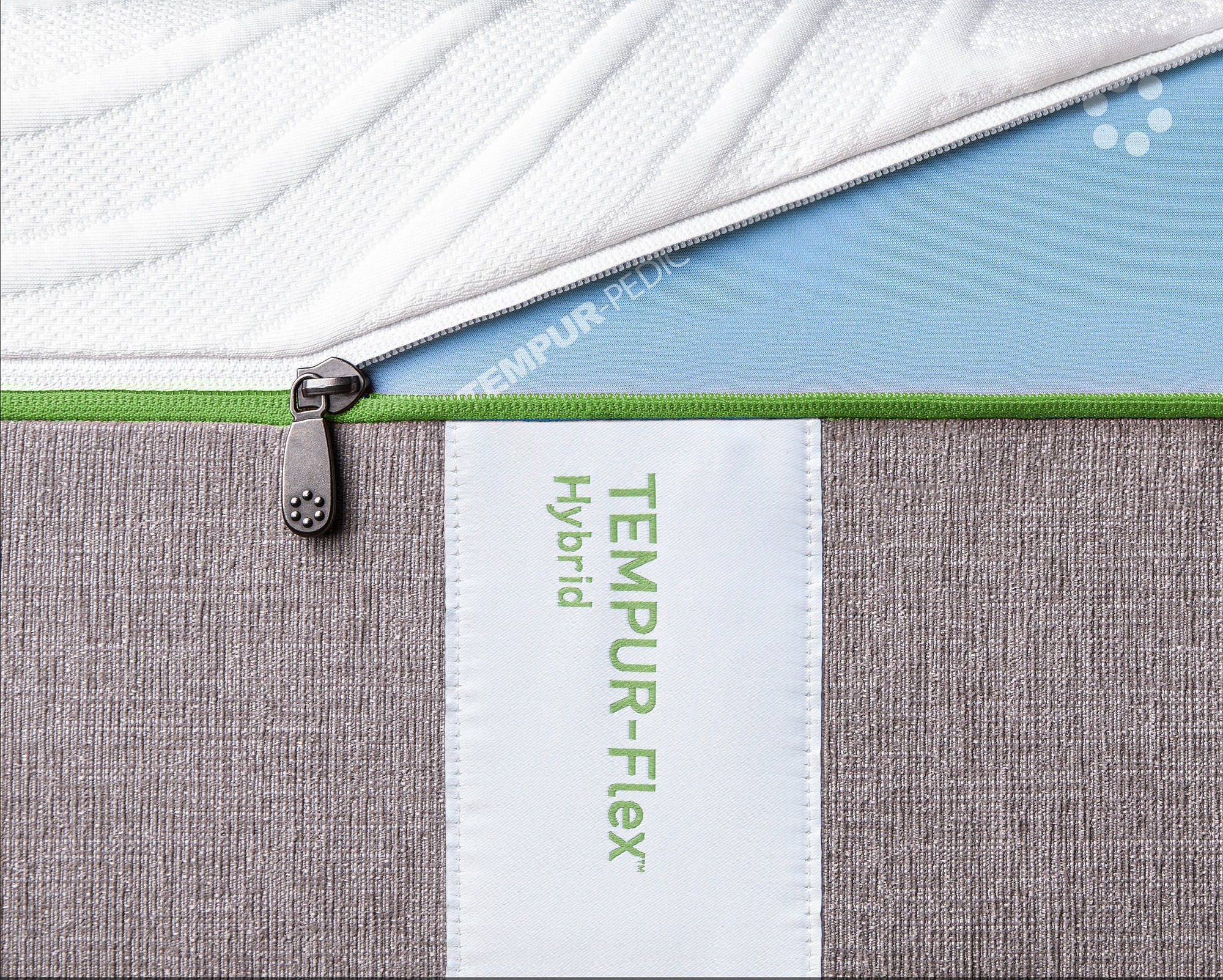 An EasyRefresh cover shown on a Tempur-Flex Elite mattress